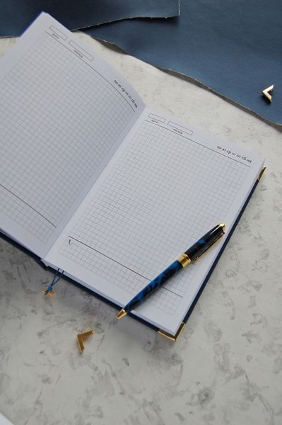Блокнот для психолога синій, А5 (стандартний, 15х21см)